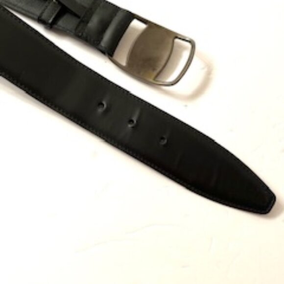 Ferragamo Vintage Women’s Belt, Black Metal Buckle - Picture 6 of 6